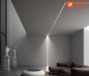 đèn led thanh nhôm chiếu sáng showroom