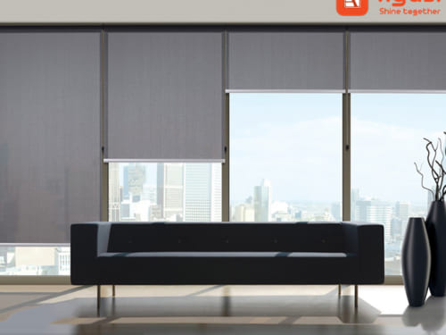 rèm cuốn tự động