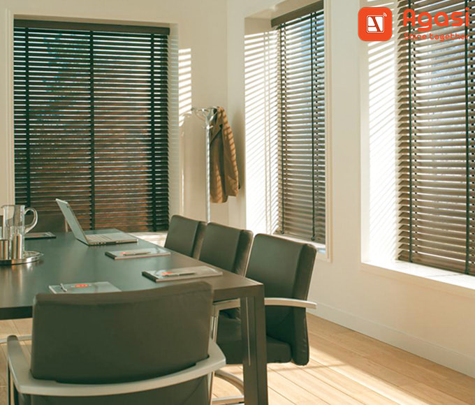 rèm sáo nhôm tự động