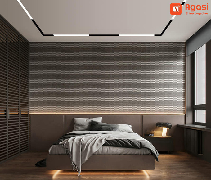 đèn ray nam châm chiếu sáng phòng ngủ